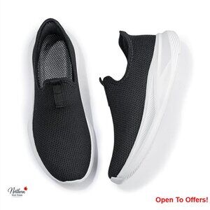 Slip-On Sock Sneakers Mesh Lightweight Breathable Walking Shoes